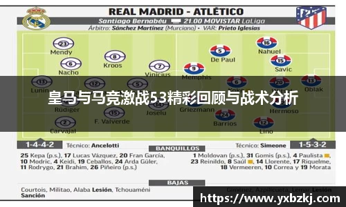 皇马与马竞激战53精彩回顾与战术分析