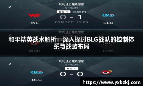 和平精英战术解析：深入探讨BLG战队的控制体系与战略布局